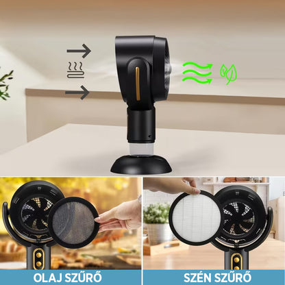 AERONIQ PureFlow™ – Hordozható konyhai elszívó, amit nem kell beszerelni.